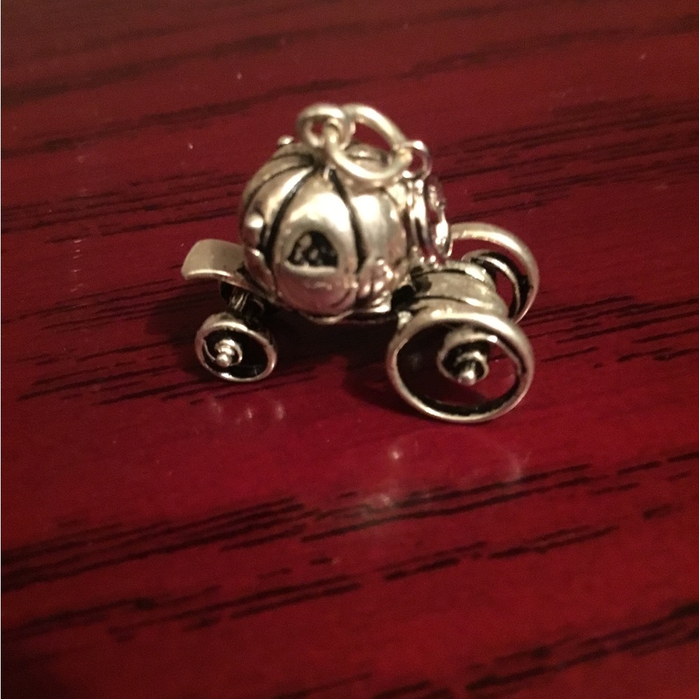 Vintage Disney Solid Sterling Silver 925 Cinderella’s Coach Charm